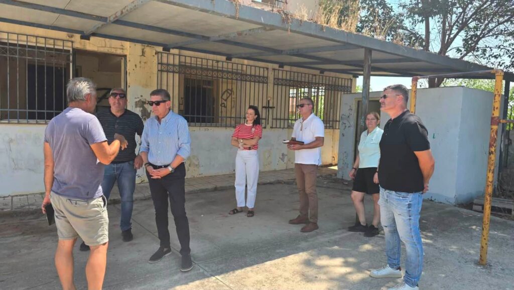 Μετόχι: Αυτοψία και επαφές Αλεξόπουλου για υποδομές, αθλητισμό και αξιοποίηση κτιρίων ΦΩΤΟ