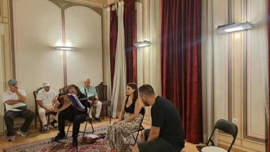 Στιγμιότυπο από την ποιητική και μουσική βραδιά στο Αίγιο