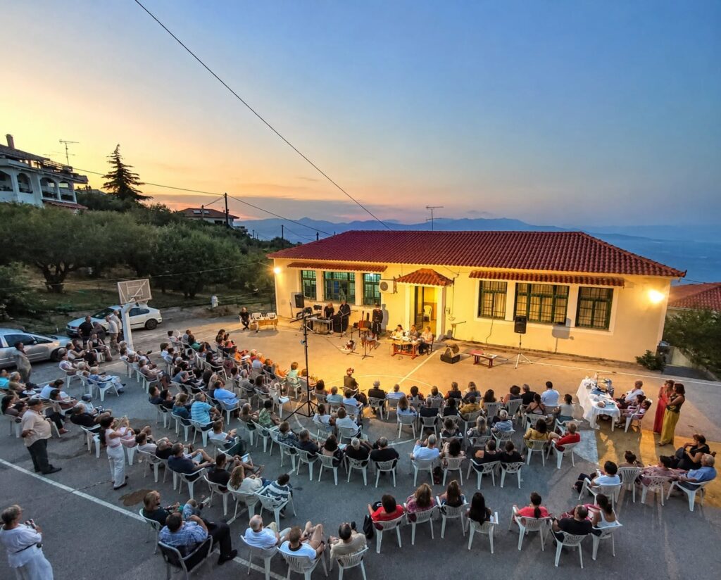 Η συγγραφέας Αναστασία Ευσταθίου στον Πλάτανο Ακράτας ΒΙΝΤΕΟ-ΦΩΤΟ