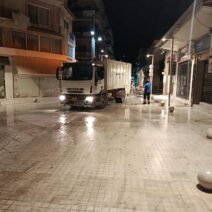 Απολύμανση δημόσιων χώρων στο Αίγιο με ειδικά συρφάκια
