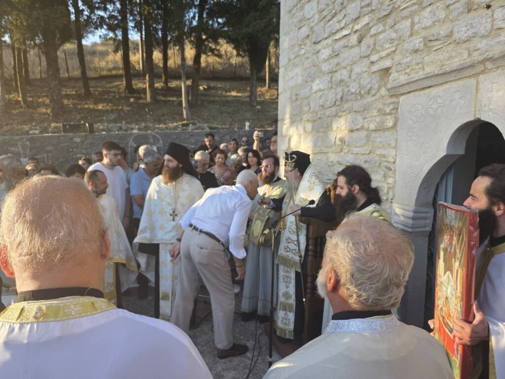Ο αντιπεριφερειάρχης Φωκίων Ζαΐμης στη Μονή Νοτενών ΦΩΤΟ
