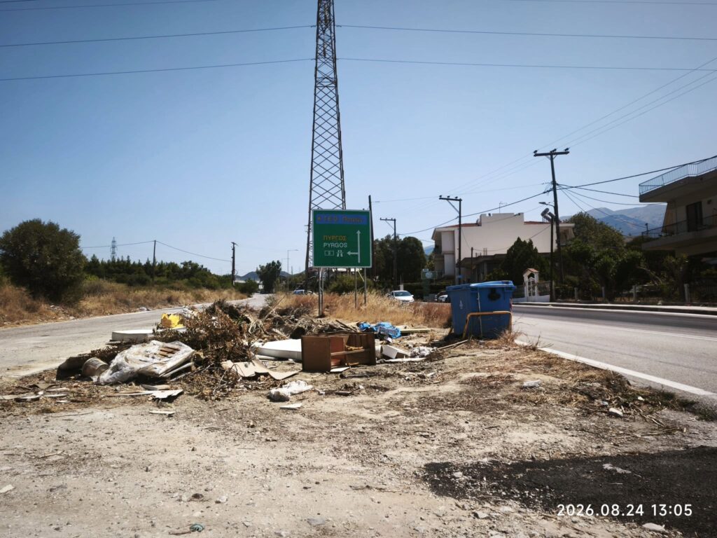 Πάτρα: Αθλια η πρώτη εικόνα στην είσοδο της πόλης από την «Ολυμπία Οδό» ΦΩΤΟ