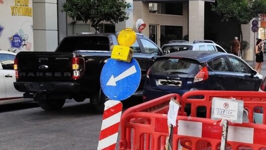 Κυκλοφοριακή ασφυξία στην οδό Αγίου Ανδρέου στην Πάτρα με πολλά στ…