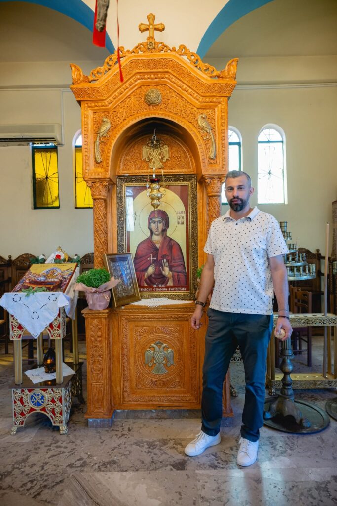 Εορτασμός της Αγίας Πολυχρονίας στον «άγνωστο» ναό στα Μποντέικα ΦΩΤΟ