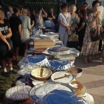 Πανηγυρικός εσπερινός στον Αγιο Φανούριο Αβύθου ΦΩΤΟ 1 Πανηγυρική πομπή στο Άγιο Φανουριό, Αβύθου, με διακοσμημένα οχήματ…