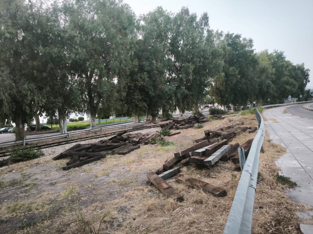 Κατασκευαστικά έργα στην γραμμή του Προαστιακού τρένου στην Πάτρα