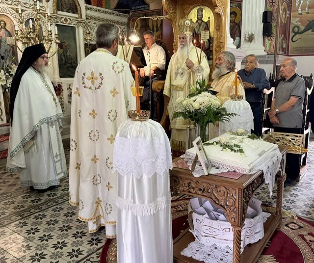 Ο Μητροπολίτης Ιερώνυμος Καλαβρύτων‑Αιγιαλείας στην Κόρινθο