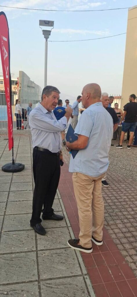 Ο Χαράλαμπος Μπονάνος στην Εκθεση της Ομοσπονδίας Πολιτιστικών συλλόγων στο Αίγιο ΦΩΤΟ