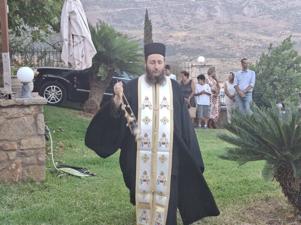 Εορταστικό έσπρινό του Αγίου Φανούριου στη Μονή Ομπλου