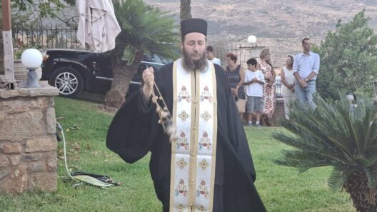 Εορταστικό έσπρινό του Αγίου Φανούριου στη Μονή Ομπλου
