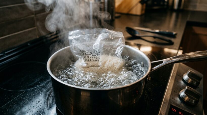 Ρύζι σε σακουλάκι (Boil-in-bag): Ο κρυφός κίνδυνος για την υγεία