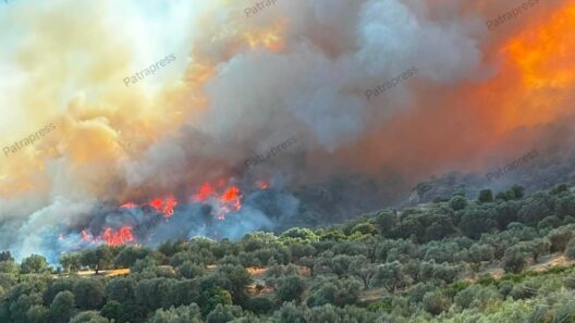 Αχαΐα: «Δύσκολη» η κατάσταση στη φωτιά κοντά στο Αίγιο - Δύο τα επικίνδυνα μέτωπα - Φόβοι να περάσουν οι φλόγες ακόμα και από ποτάμι - Η ολονύχτια μάχη στο Patrapress BINTEO-ΦΩΤΟ