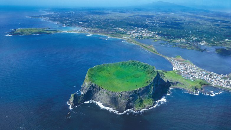 Τοπίο του νησιού Jeju στη Νότια Κορέα