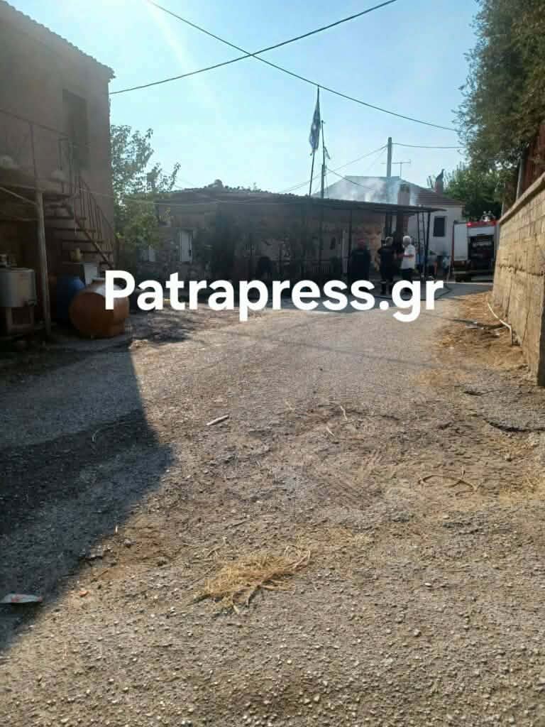 Κάτω Βελιτσές: Κάηκε ολοσχερώς σπίτι και έμεινε άστεγη οικογένεια ΦΩΤΟ