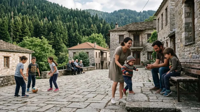 Θεσσαλία: Το ελληνικό χωριό που κάνει το δημογραφικό… αλλιώς: Νέες οικογένειες και ζωή στα ορεινά 4 Θεσσαλία: Το ελληνικό χωριό που κάνει το δημογραφικό… αλλιώς: Νέες οικογένειες και ζωή στα ορεινά
