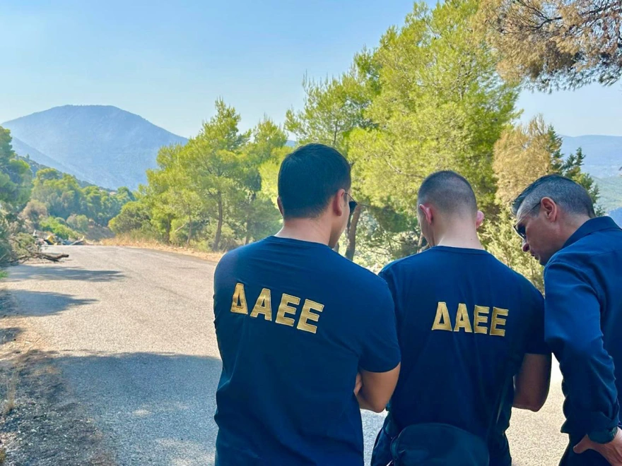 Ψάθα: Αυτοψία της ΔΑΕΕ στο σημείο πτώσης των δύο ελικοπτέρων ΦΩΤΟ