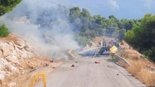 Σύγκρουση ελικοπτέρων στη Ψάθα: Νεκροί δυο χειριστές ΒΙΝΤΕΟ