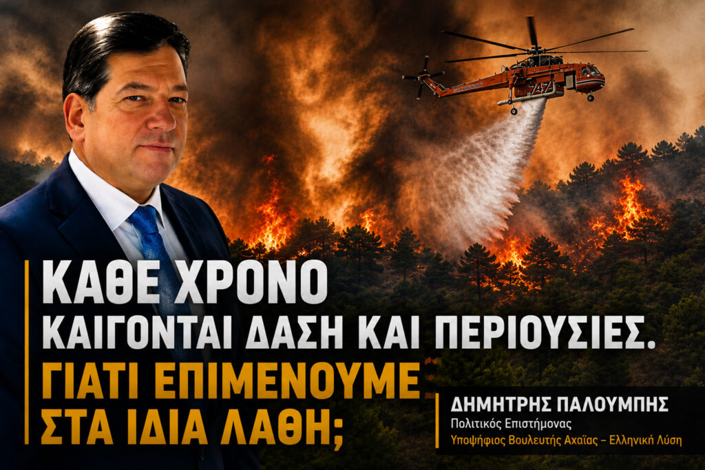«Κάθε χρόνο καίγονται δάση και περιουσίες. Γιατί δεν μαθαίνουμε;» 5 «Κάθε χρόνο καίγονται δάση και περιουσίες. Γιατί δεν μαθαίνουμε;»