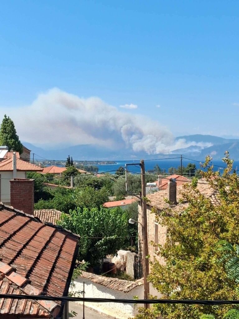 Φωτιά στη Φωκίδα: Nέες εκκενώσεις περιοχών - Αναφορές για σπίτια που καίγονται σε Πηγή και Μαγούλα ΦΩΤΟ - ΒΙΝΤΕΟ