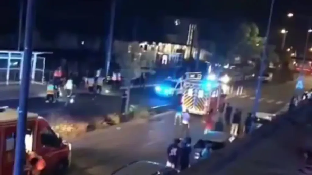 Κατεστραμμένο όχημα σε ατύχημα στη Γαλλία