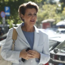 Η Όλγα Γεροβάσιλη σε εκδήλωση του ΣΥΡΙΖΑ
