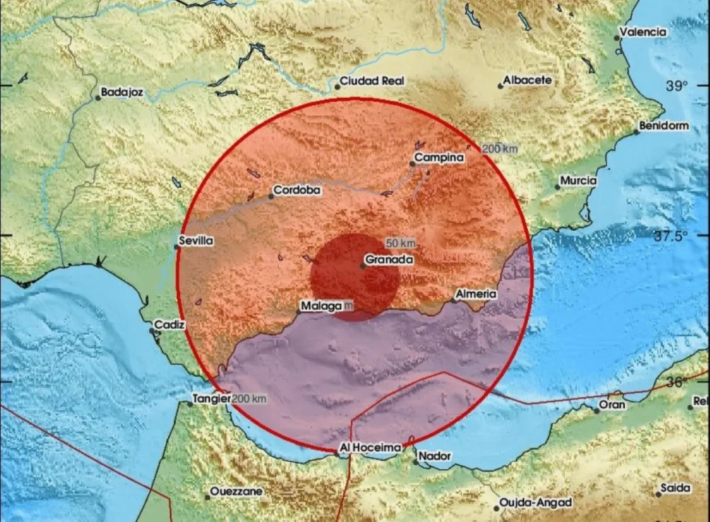 Ισπανία: Σεισμός στη Γρανάδα – Είχε προηγηθεί ισχυρή δόνηση