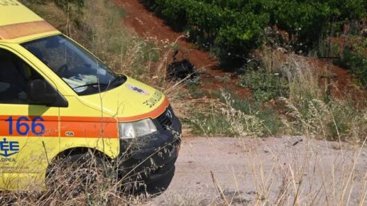 Μοτοσυκλέτης που έπεσε σε γκρεμό