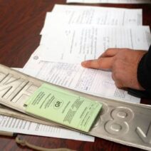 Κάτω Αχαΐα: Στα πράσα πιάστηκαν δύο οδηγοί να κυκλοφορούν με πλαστή πινακίδα και άνευ ασφάλειας 1 Πινακίδες κυκλοφορίας οχήματος και επίσημα έγγραφα σε γραφείο, με …