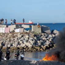 Διαδηλώσεις στην Ισπανία που προκάλεσαν πυρκαγιά