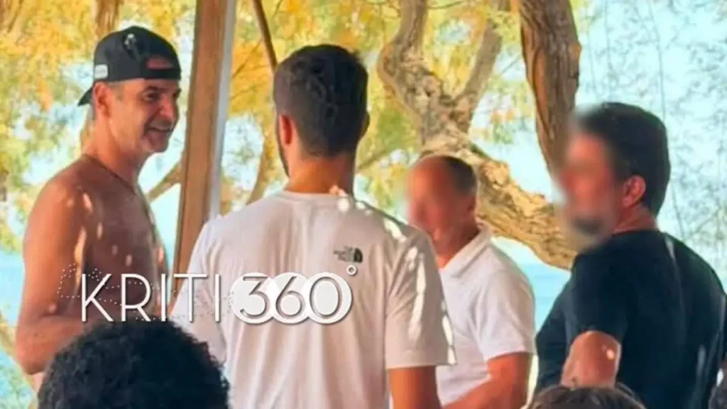 Στην Κρήτη ο Κυριάκος Μητσοτάκης διακοπές ΦΩΤΟ