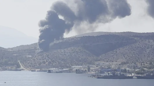 Σαλαμίνα: Φωτιά κοντά στον ναύσταθμο - Επιχειρούν εναέρια ΦΩΤΟ