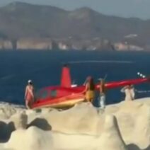Μήλος: Τι υποστηρίζει ο πιλότος ελικοπτέρου για την προσγείωση στο Σαρακήνικο ΒΙΝΤΕΟ