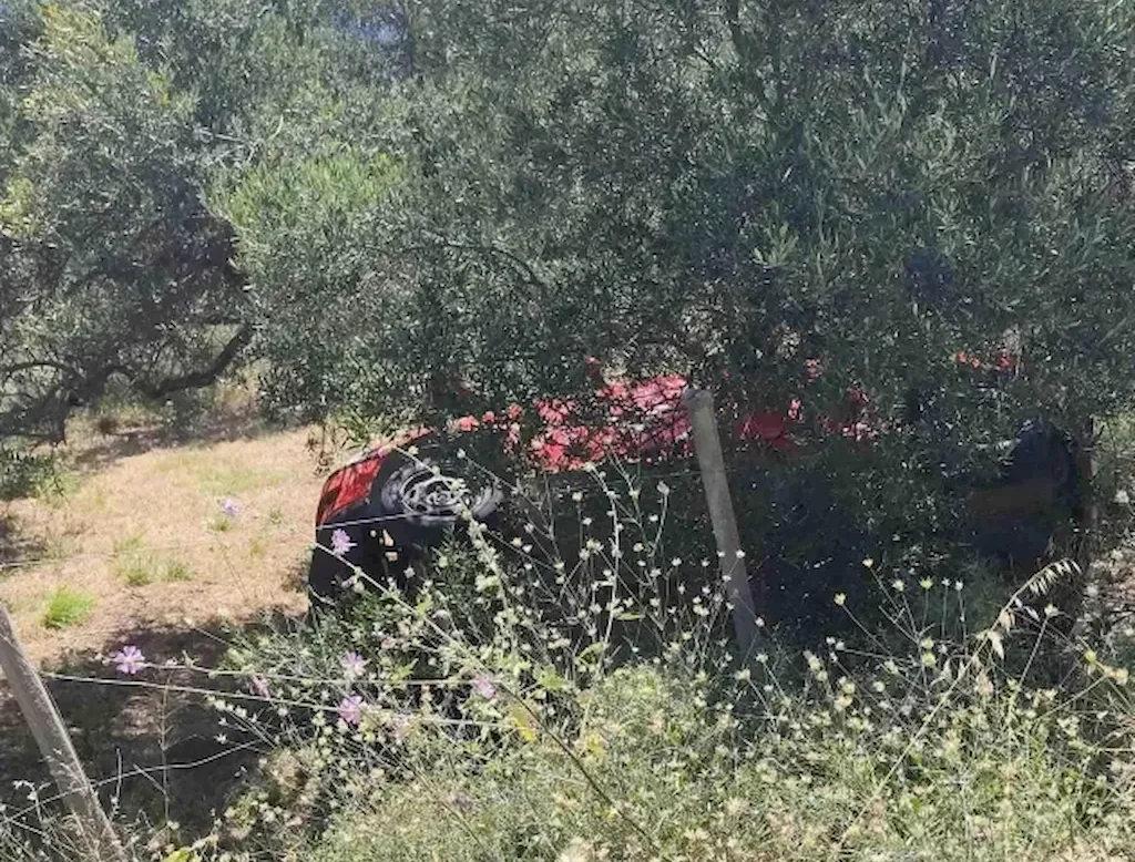 Ελεία αυτοκίνητο καταλήγοντας
