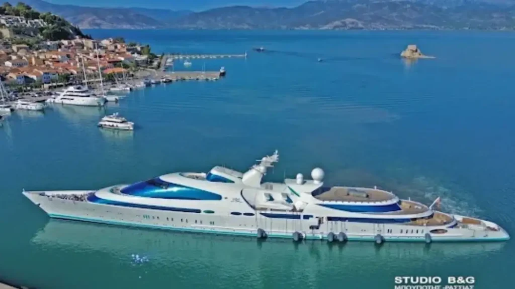 Ναύπλιο: Στο λιμάνι το super yacht «Yas» 141 μέτρων ΦΩΤΟ