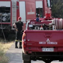 Φωτιά στην Πάστρα Κεφαλονιάς, σηκώθηκαν εναέρια μέσα