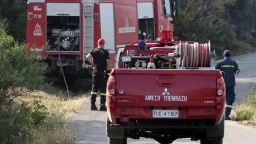 Φωτιά στην Πάστρα Κεφαλονιάς, σηκώθηκαν εναέρια μέσα