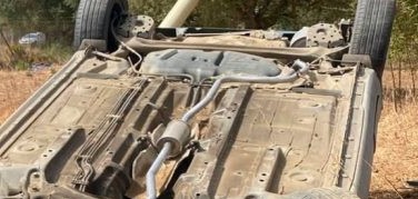 Αμαλιάδα: Σοβαρό τροχαίο με αυτοκίνητο που τούμπαρε και εγκλωβίστηκε η οδηγός ΦΩΤΟ