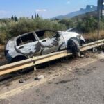 Κάτω Αχαΐα: Νεκρή γυναίκα που κάηκε ζωντανή σε τροχαίο στην Παλιά Εθνική - Σφοδρή σύγκρουση οχημάτων ΒΙΝΤΕΟ-ΦΩΤΟ