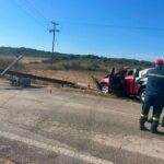 Βόνιτσα: Δυο τραυματίες με πυροσβεστικό όχημα - Προσέκρουσε σε κολώνα ΦΩΤΟ