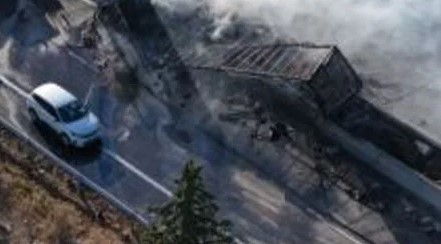 Φωτογραφία νεκρού σε συγκρούση οχημάτων