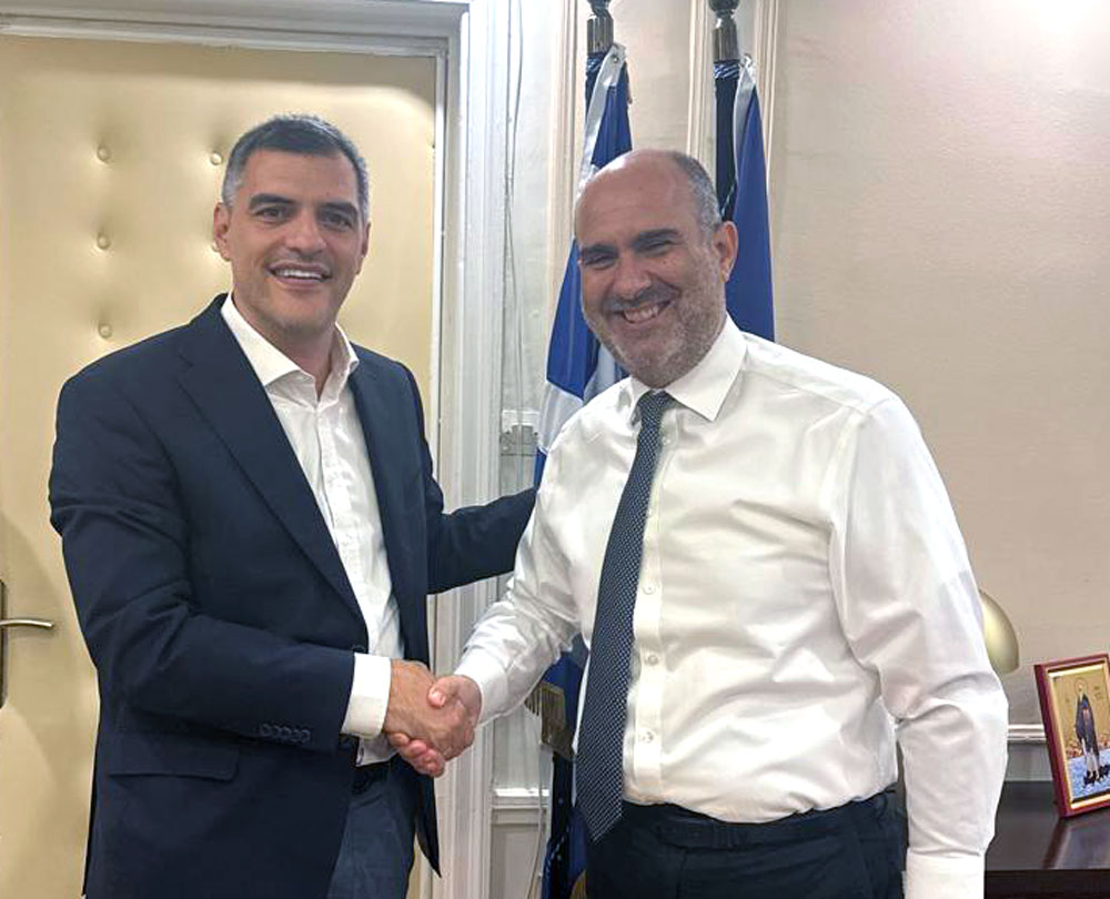 Αχαΐα: Συνάντηση Τσώκου με τον υφυπουργό Οικονομικών Δ.Μαρκόπουλο εν όψει ΔΕΘ