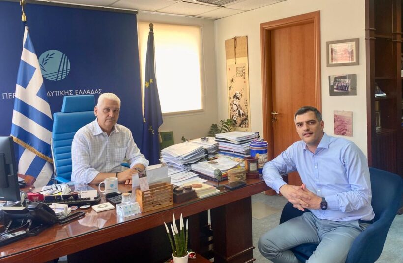 Αχαΐα: Πυρκαγιές, φυσικό αέριο, υποδομές στη συνάντηση Τσώκου με Ζαΐμη
