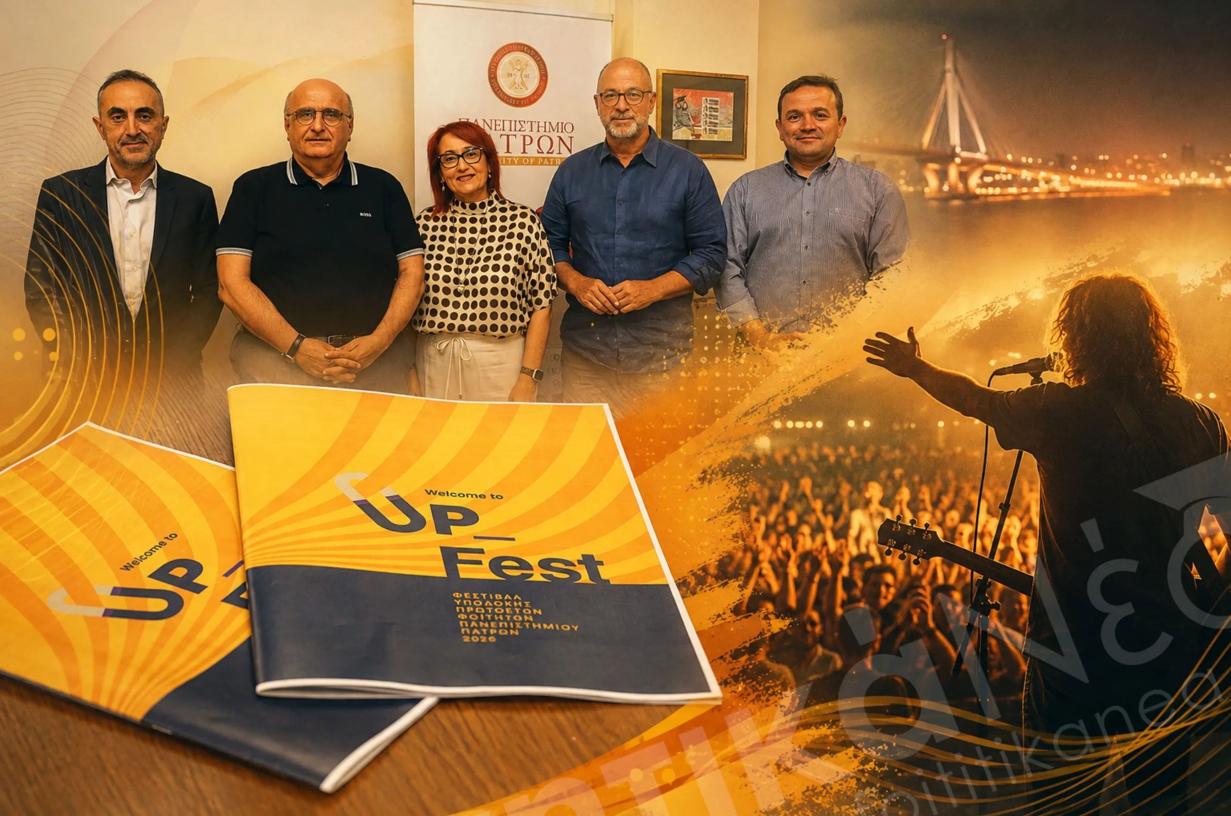 Welcome to UP 2026: Με Βασίλη Παπακωνσταντίνου στον Μώλο – «Εκάβη», «Καποδίστριας» και Ross Daly στη μεγάλη πανεπιστημιακή γιορτή