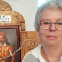 Προσωπογραφία του οπλαρχηγού του 1821 Νικολάου Σολιώτη στο Σόλο Ακράτας ΦΩΤΟ
