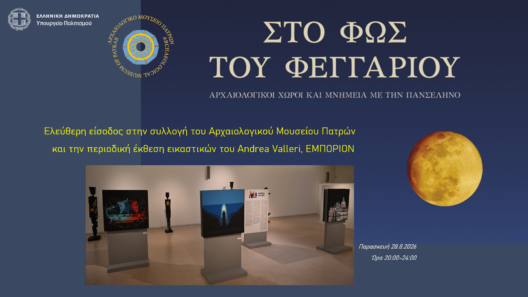 Πανσέληνος Αυγούστου 2026 φωτίζει το Μουσείο Πάτρων με αρχαία και σύ…