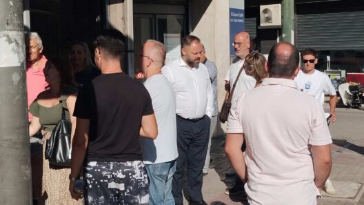 Πάτρα: Στην ουρά για διαβατήρια ο βουλευτής Αχαΐας της ΝΙΚΗΣ Σπύρος Τσιρώνης ΦΩΤΟ