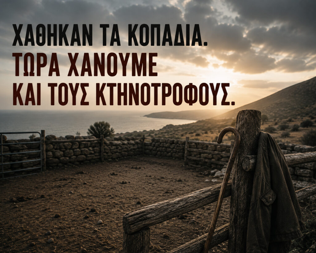 «Μαζί με τα κοπάδια χάνονται και οι Κτηνοτρόφοι» 5 «Μαζί με τα κοπάδια χάνονται και οι Κτηνοτρόφοι»