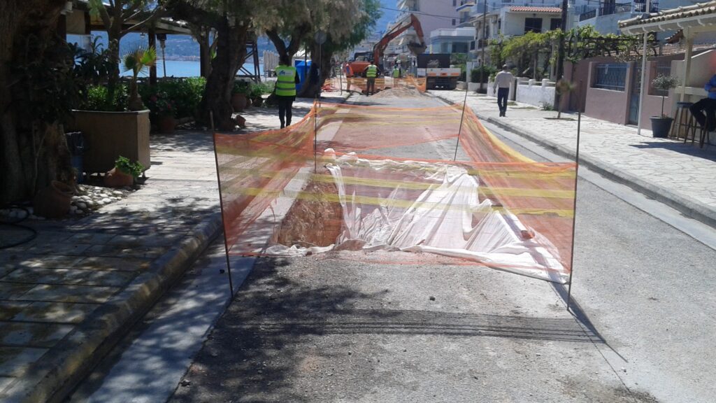 Σαραβάλι: Ολοκληρώθηκαν οι εργασίες στο αποχετευτικό δίκτυο