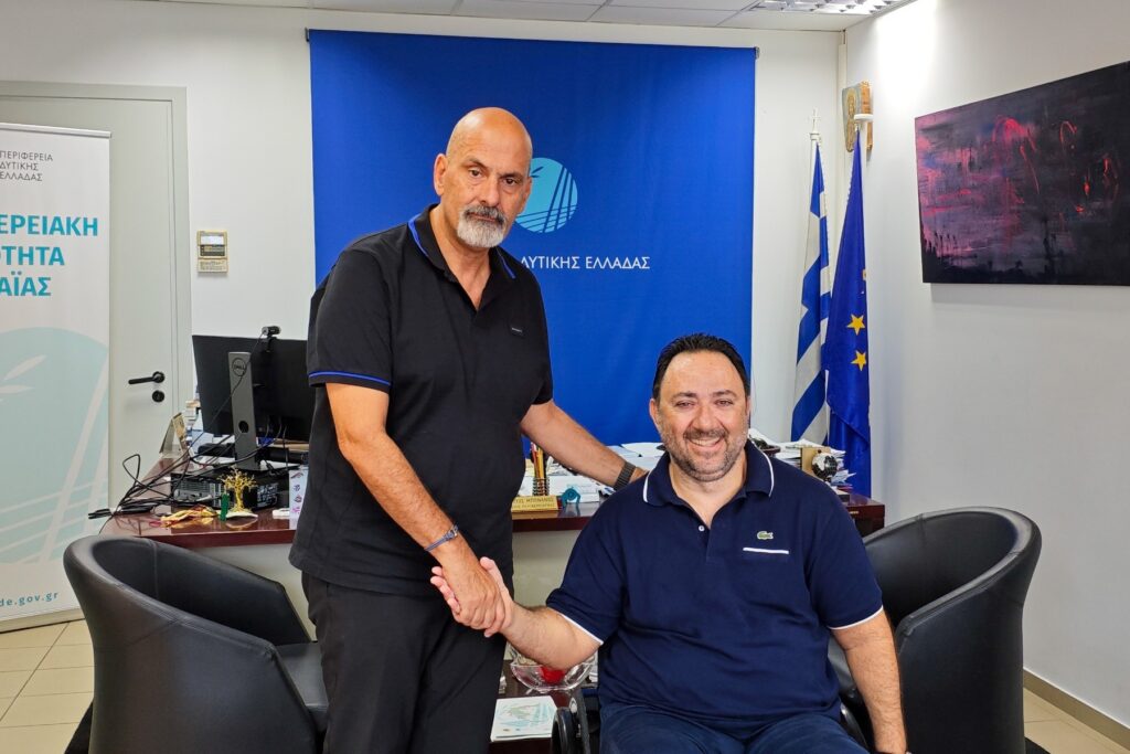 Συνάντηση Μπονάνου με τον Πρόεδρο της Ελληνικής Παραολυμπιακής Επιτροπής Καπελάκη