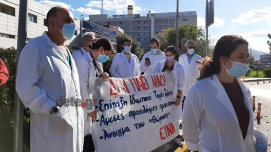 Πάτρα: Διαμαρτυρία των γιατρών με τον δήμο στο Νοσοκομείο «Αγιος Ανδρέας» 12 Πάτρα: Διαμαρτυρία των γιατρών με τον δήμο στο Νοσοκομείο «Αγιος Ανδρέας»